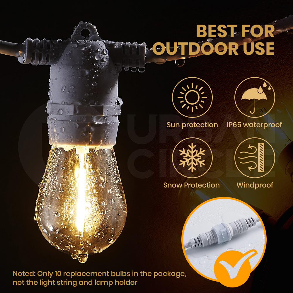 Groverdi 20M-100M Festoon Lights LED String Light Christmas Wedding Waterproof - Picture 22 of 110