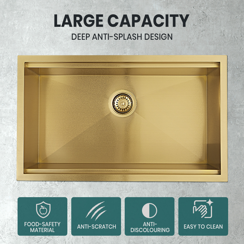 Simplus Stainless Steel Kitchen Sink Laundry Undermount Single Double Bowl Set - Picture 93 of 187