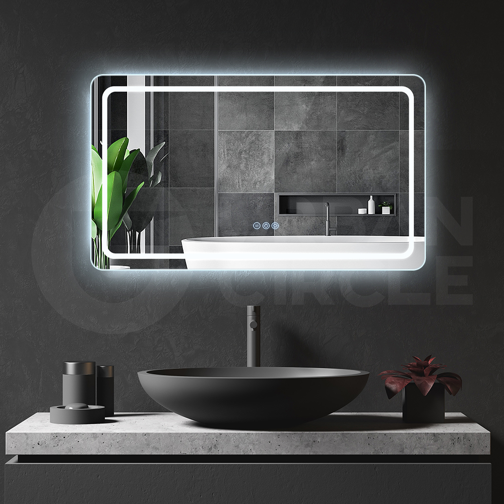 Simplus LED Bathroom Mirror Makeup Wall Mount Stand Vanity Mirrors Light Decor - Picture 57 of 217