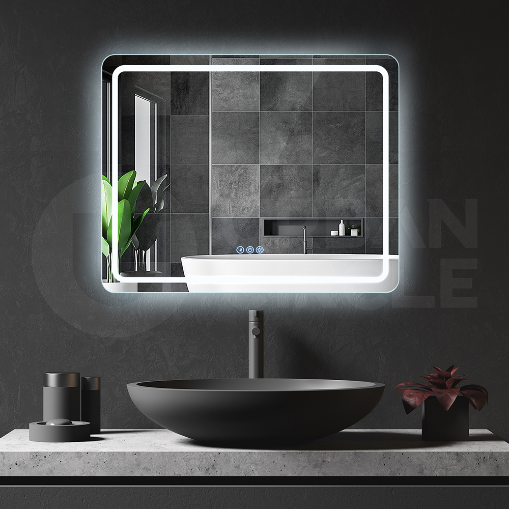 Simplus LED Bathroom Mirror Makeup Wall Mount Stand Vanity Mirrors Light Decor - Picture 68 of 217
