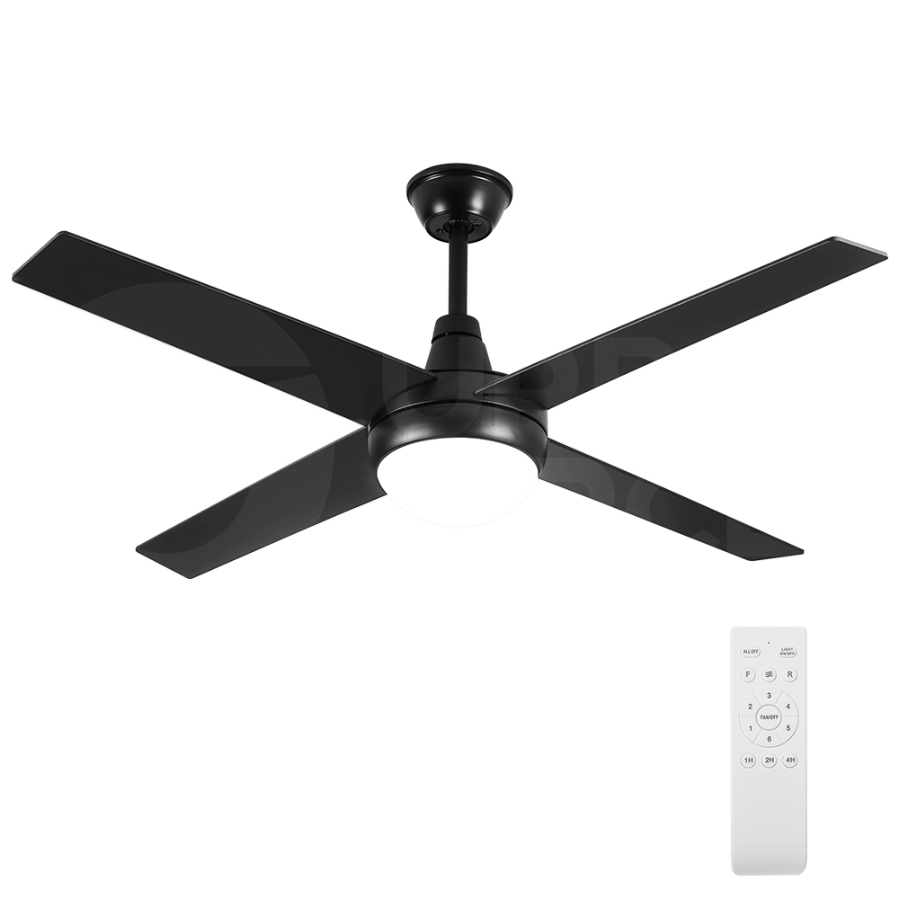 Krear 52'' Ceiling Fan with LED Light Remote Control Fans 4 Wood Blades 1320mm - Picture 22 of 88