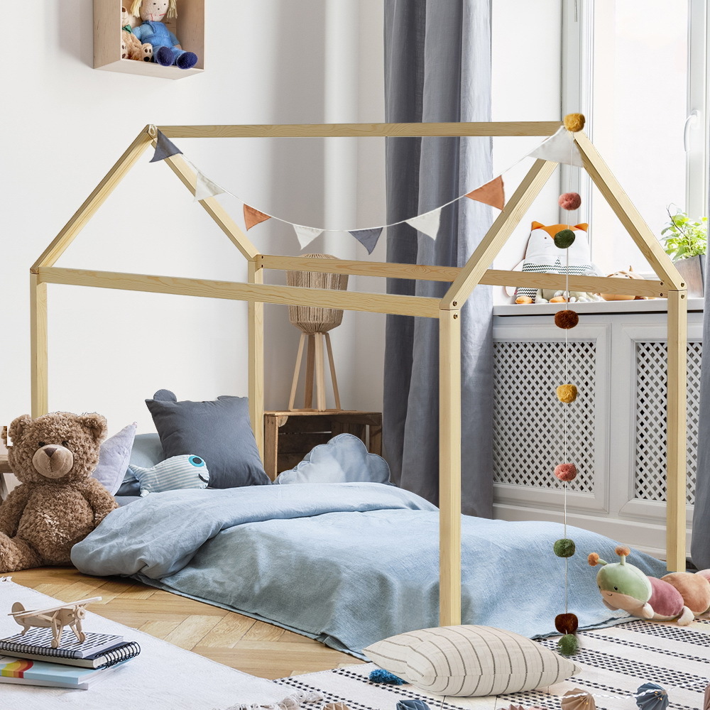 Kids best sale timber bed