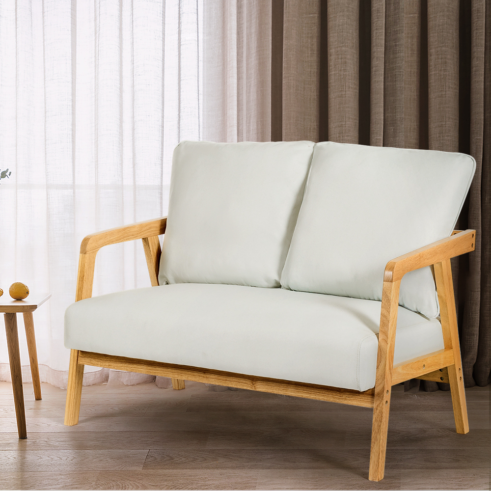 Furb Armchair Lounge Chair Accent Chairs Armchairs Fabric Single / Double Sofa - Picture 14 of 77