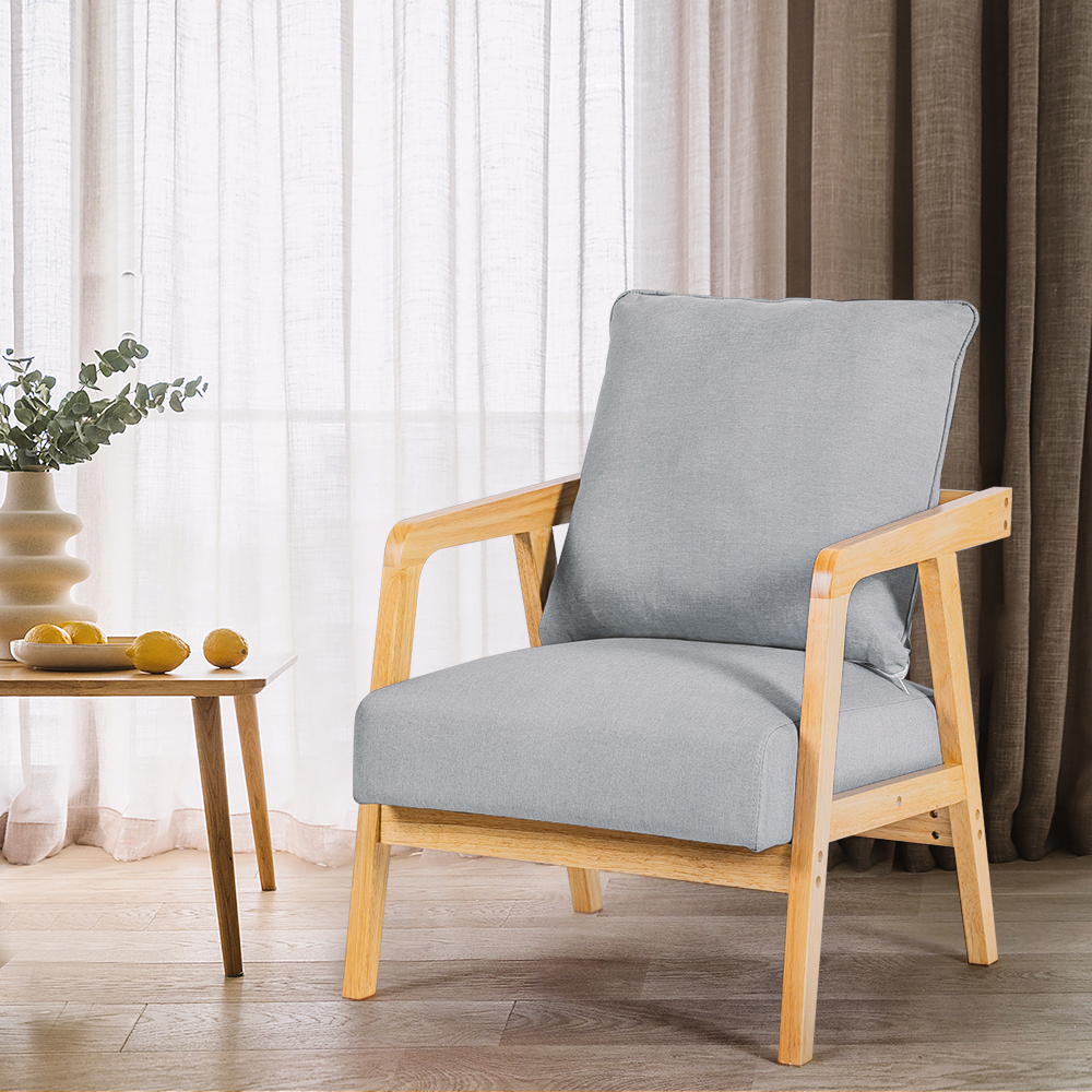 Furb Armchair Lounge Chair Accent Chairs Armchairs Fabric Single / Double Sofa - Picture 58 of 77
