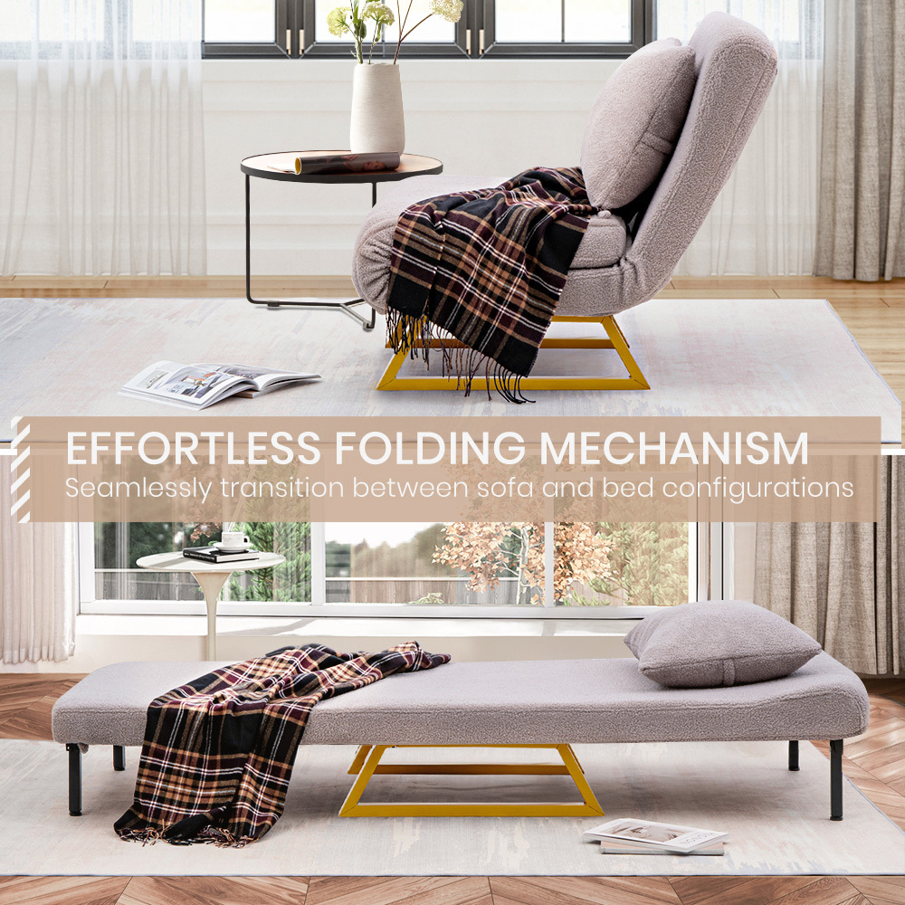Folding lounge sales chair sofa bed