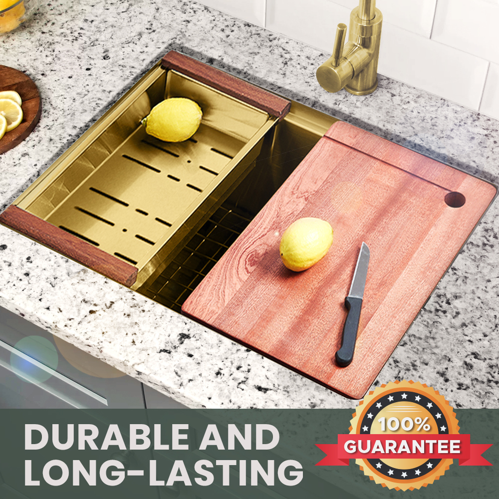 Simplus Stainless Steel Kitchen Sink Laundry Undermount Single Double Bowl Set - Picture 130 of 187