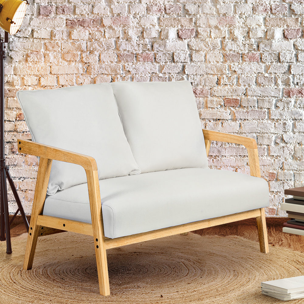 Furb Armchair Lounge Chair Accent Chairs Armchairs Fabric Single / Double Sofa - Picture 15 of 77