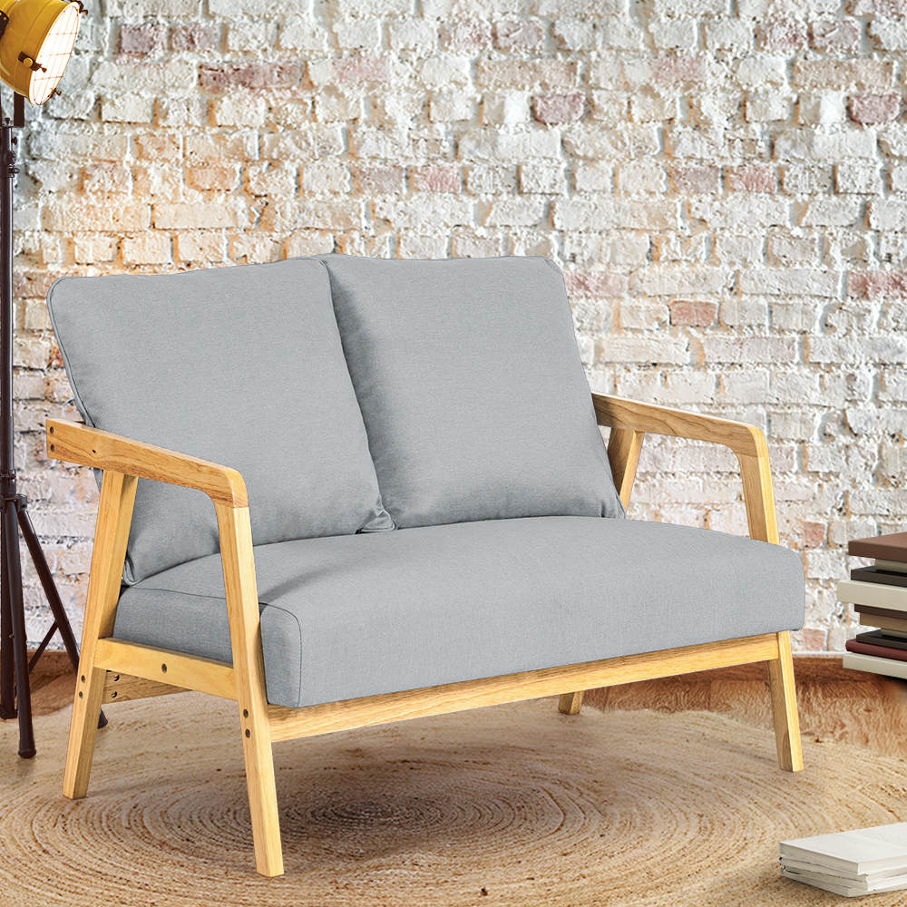 Furb Armchair Lounge Chair Accent Chairs Armchairs Fabric Single / Double Sofa - Picture 26 of 77