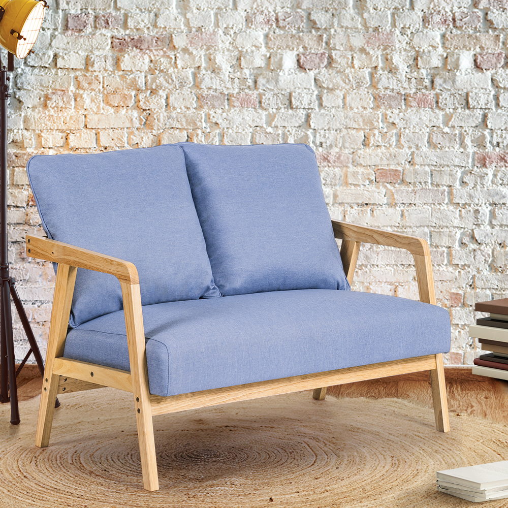 Furb Armchair Lounge Chair Accent Chairs Armchairs Fabric Single / Double Sofa - Picture 37 of 77