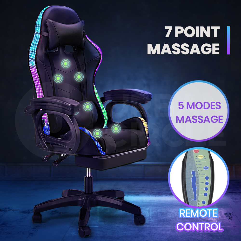 Led massage gaming chair deals