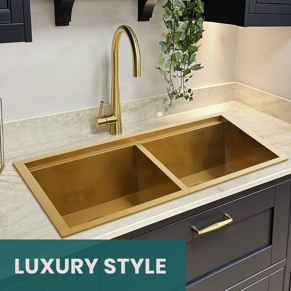 Simplus Stainless Steel Kitchen Sink Laundry Undermount Single Double Bowl Set - Picture 24 of 187