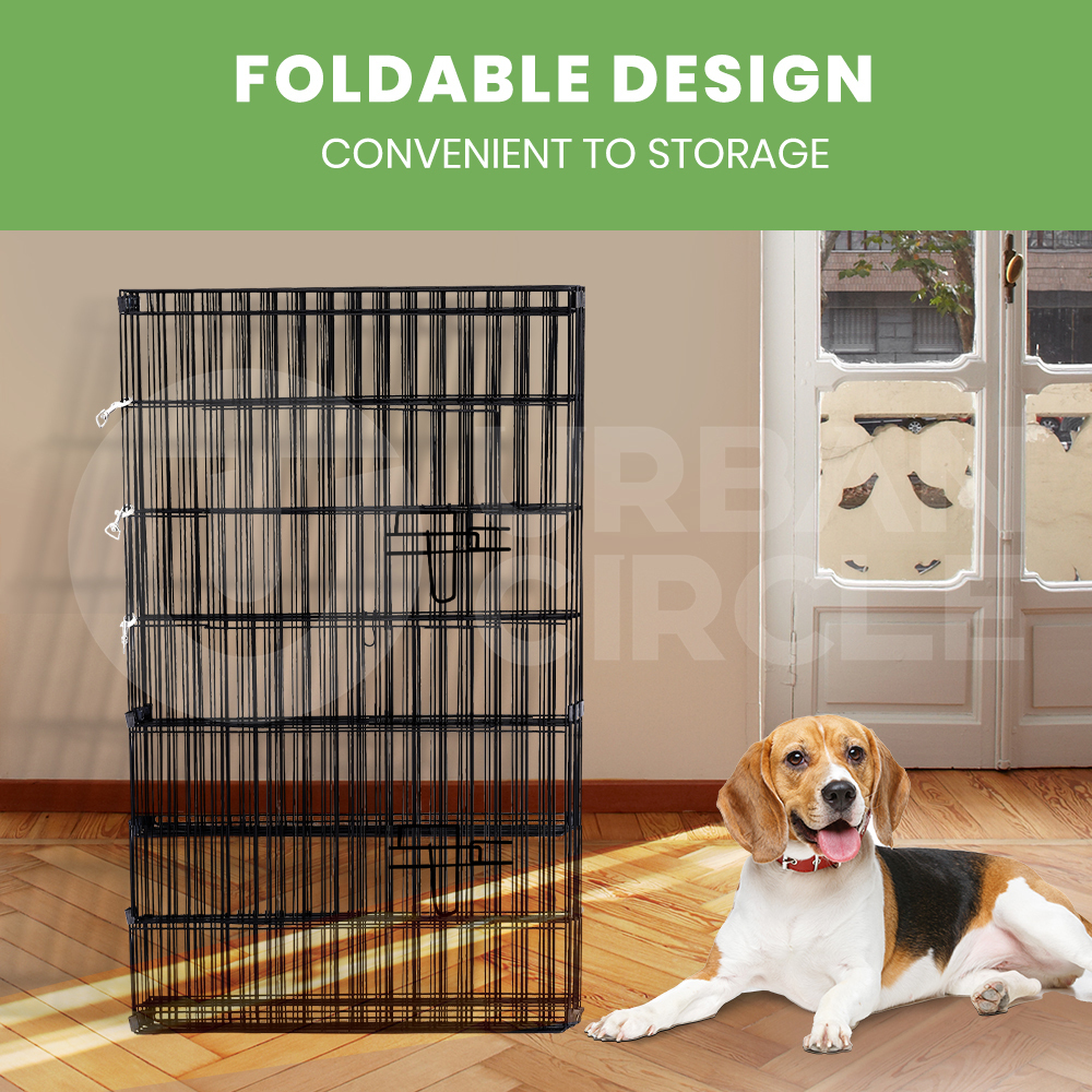 Taily 8 Panel Pet Playpen Dog Puppy Exercise Cage Enclosure Fence Cat Play Pen - Picture 41 of 72