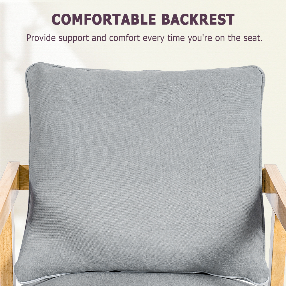 Furb Armchair Lounge Chair Accent Chairs Armchairs Fabric Single / Double Sofa - Picture 61 of 77