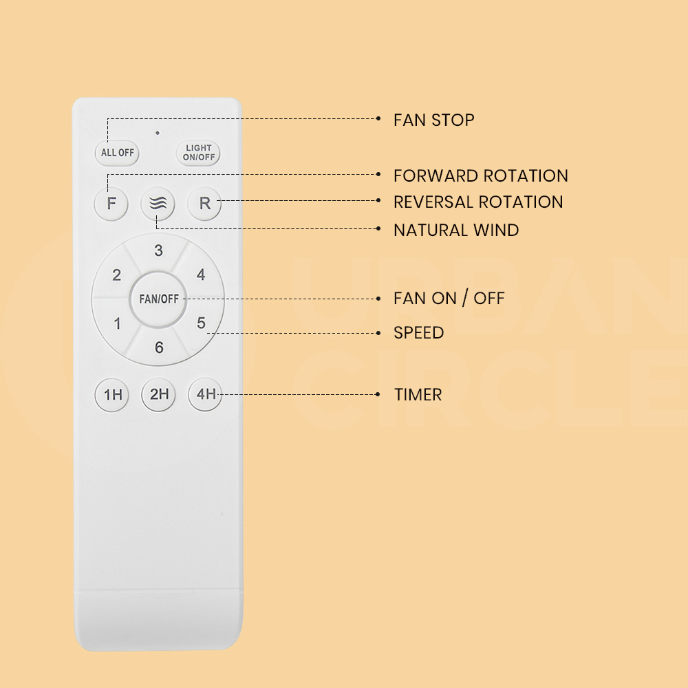 Krear 52'' DC Ceiling Fan Wooden Blades Fans with Remote Control Without Light - Picture 25 of 29