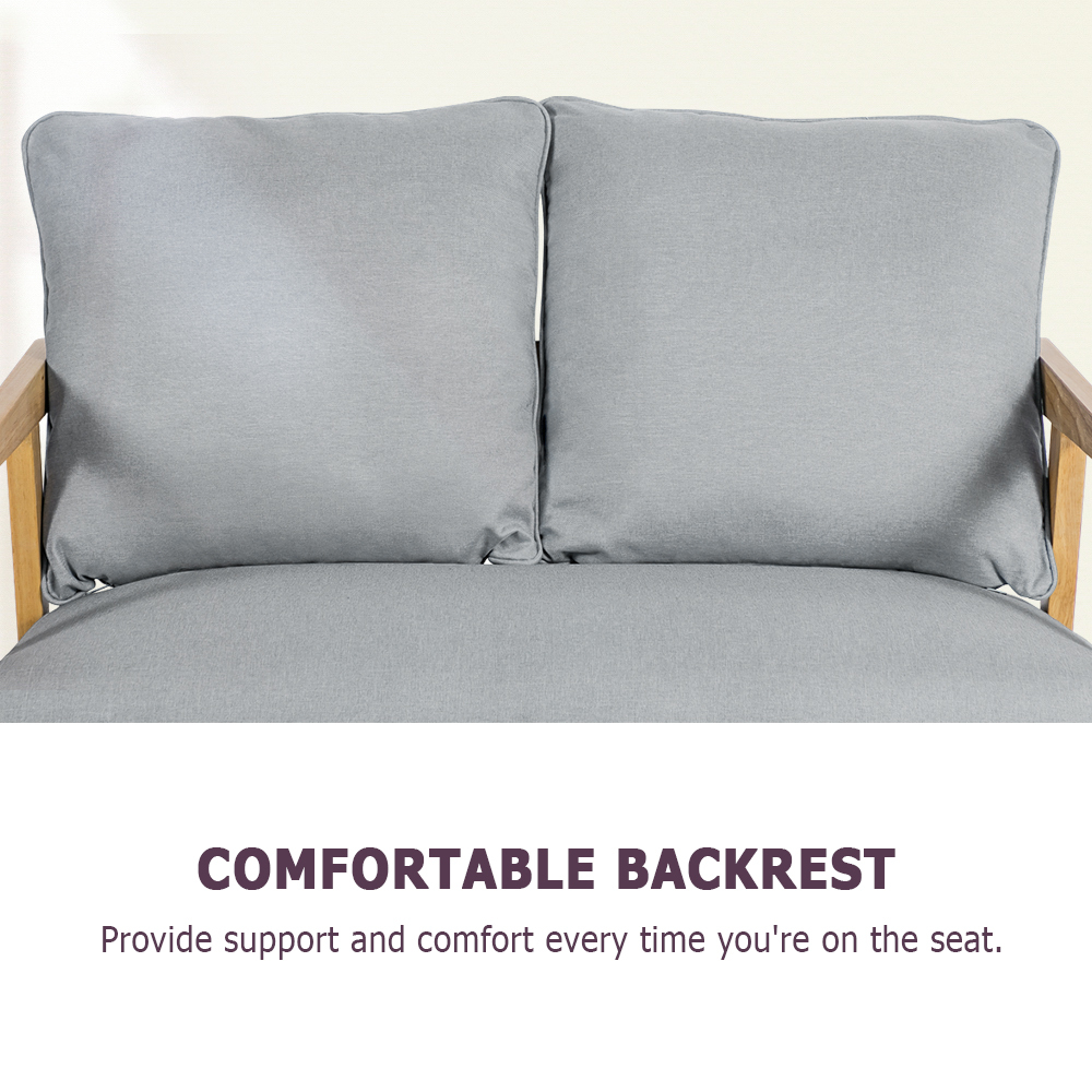 Furb Armchair Lounge Chair Accent Chairs Armchairs Fabric Single / Double Sofa - Picture 29 of 77