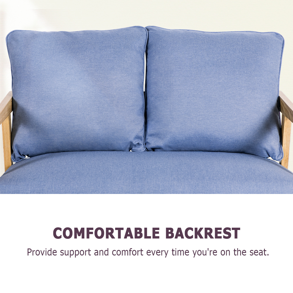 Furb Armchair Lounge Chair Accent Chairs Armchairs Fabric Single / Double Sofa - Picture 40 of 77