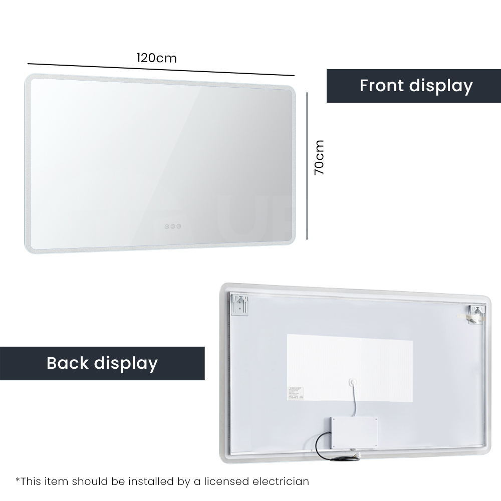 Simplus LED Bathroom Mirror Makeup Wall Mount Stand Vanity Mirrors Light Decor - Picture 111 of 217