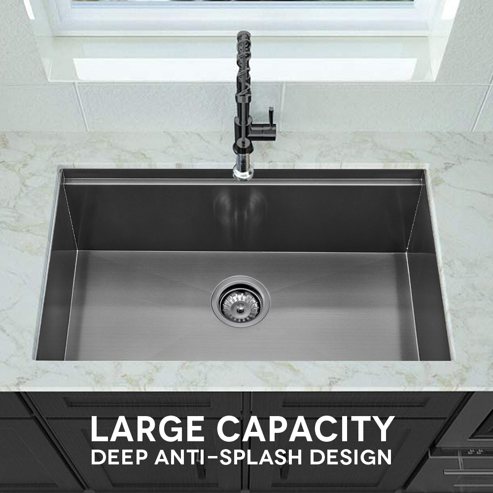 Simplus Stainless Steel Kitchen Sink Laundry Undermount Single Double Bowl Set - Picture 123 of 187