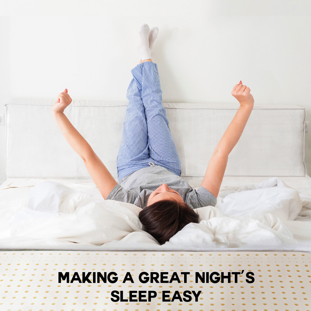 Mona Bedding Latex Mattress Topper 7 Zone Pad Underlay Sleep Bed Protector 7.5cm - Picture 70 of 72