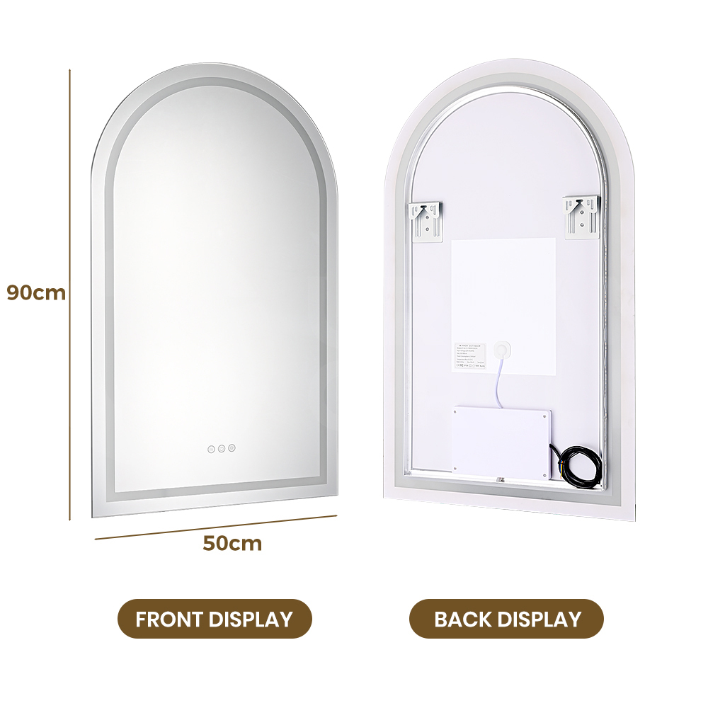 Simplus LED Bathroom Mirror Makeup Wall Mount Stand Vanity Mirrors Light Decor - Picture 33 of 217