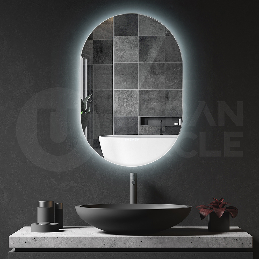 Simplus Modern Wall Bathroom Mirror LED lights Vanity Touch Dimmable Mirrors - Picture 33 of 58