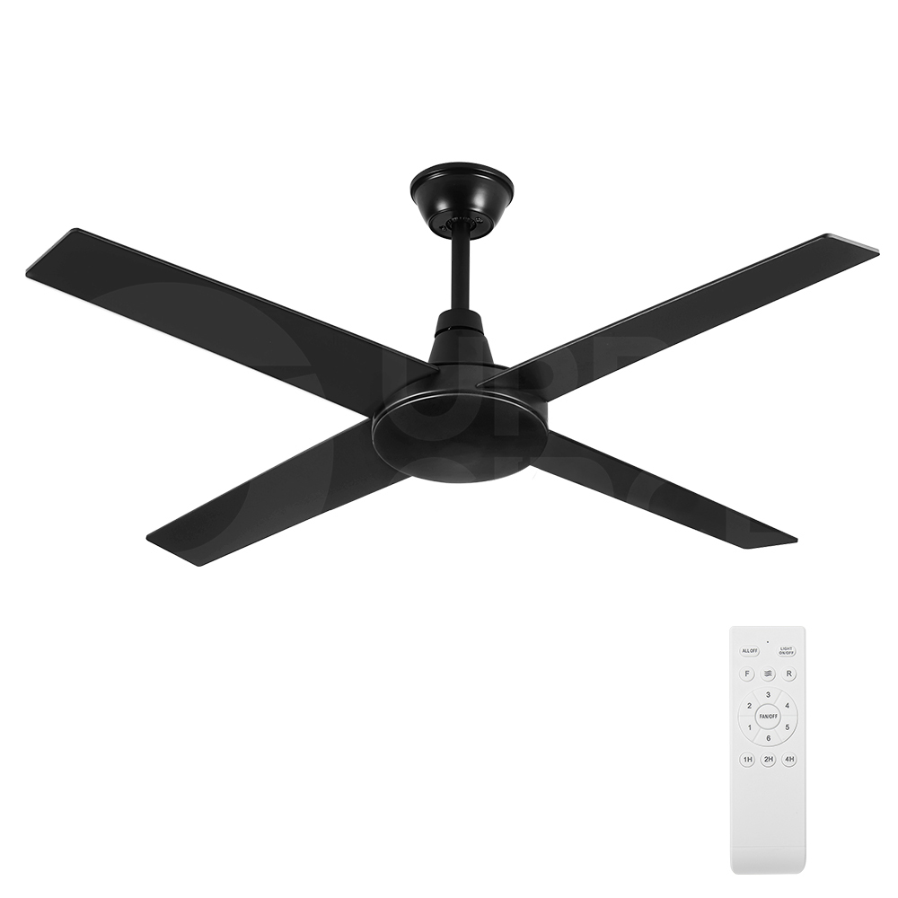 Krear 52'' Ceiling Fan with LED Light Remote Control Fans 4 Wood Blades 1320mm - Picture 65 of 88