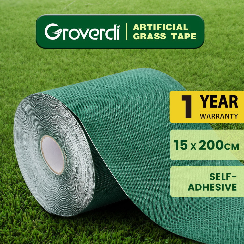 Groverdi Artificial Grass Synthetic Lawns 10-60SQM Fake Turf Plastic Plant 30mm - Picture 46 of 174
