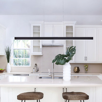 Krear 240cm Industrial Modern Pendant Light with 3-Step Colour Change