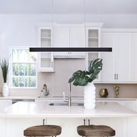 Krear 120cm Industrial Modern Pendant Light with 3-Step Colour Change