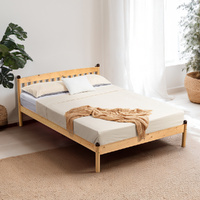Furb Bed Frame Mattress Base Wooden Platform for Kids Toddler King Single
