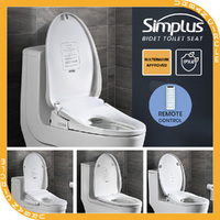 Simplus Smart Bidet Toilet Seat Cover Paper Saving Night Light Bathroom